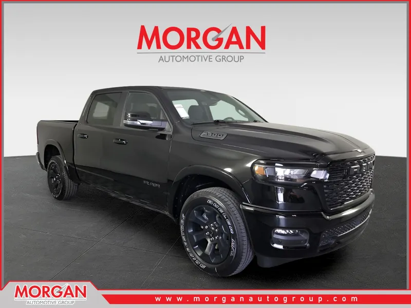 2026 Ram 1500 Big Horn/Lone Star in Black — front three-quarter view