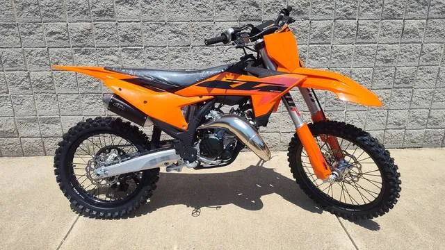 2025 KTM 150 SX — front three-quarter view