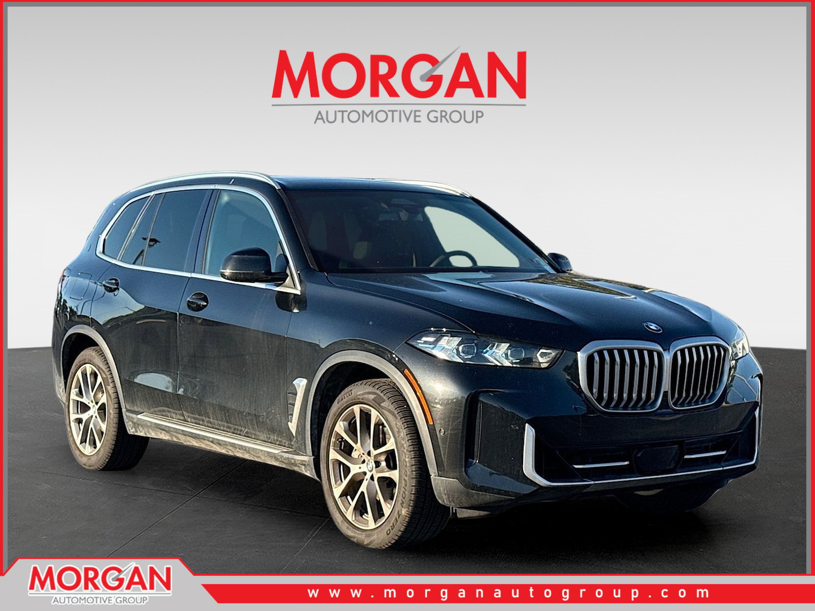 2026 BMW X5 xDrive40i in Black — front three-quarter view
