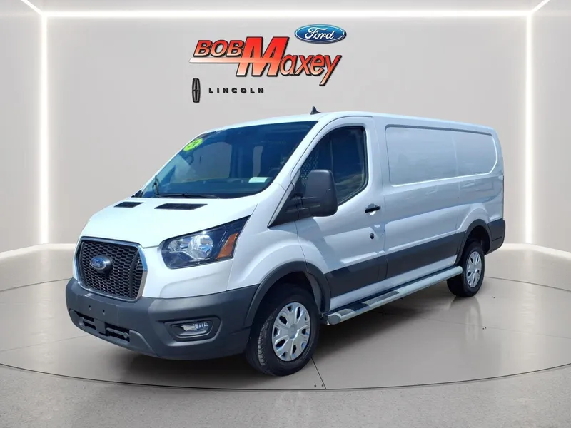 2024 Ford Transit Base in Oxford White — front three-quarter view