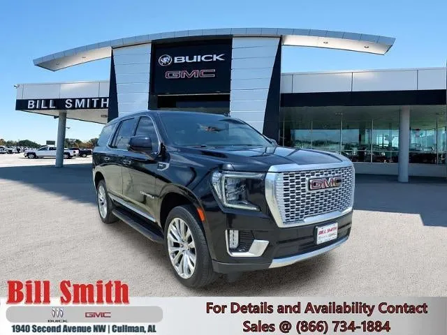 2024 GMC Yukon Denali in Onyx Black — front three-quarter view