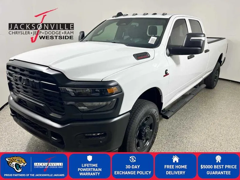 2026 RAM 2500 Tradesman in Bright White Clear-Coat Exterior Paint — front three-quarter view