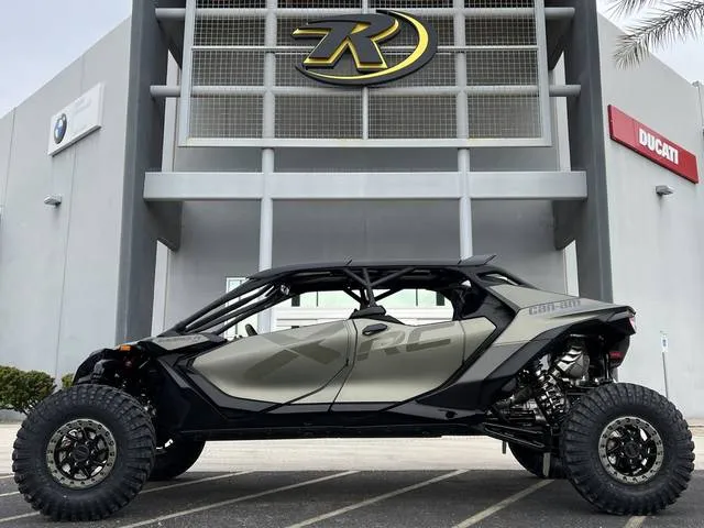 2026 Can-Am® Maverick R MAX X rc With Smart-Shox — front three-quarter view