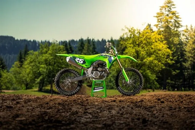2026 Kawasaki KX250 — front three-quarter view