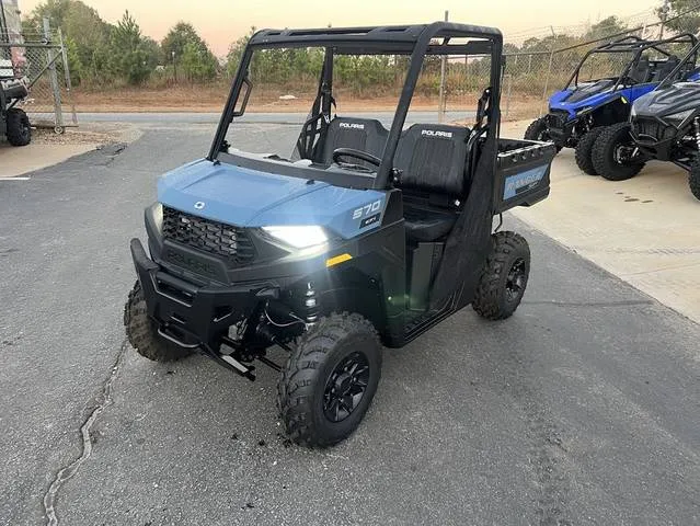 2026 Polaris® Ranger SP 570 EPS Premium Zenith Blue — front three-quarter view