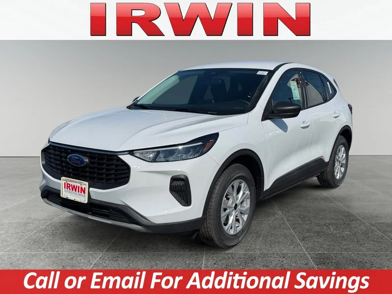2026 Ford Escape Active in White — front three-quarter view