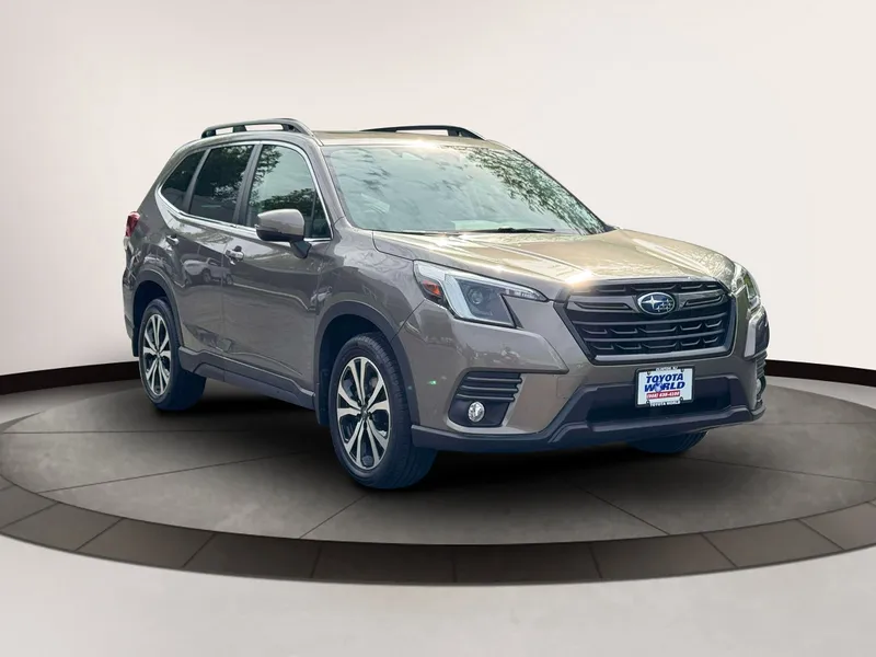 2023 Subaru Forester Limited CVT in Brown — front three-quarter view