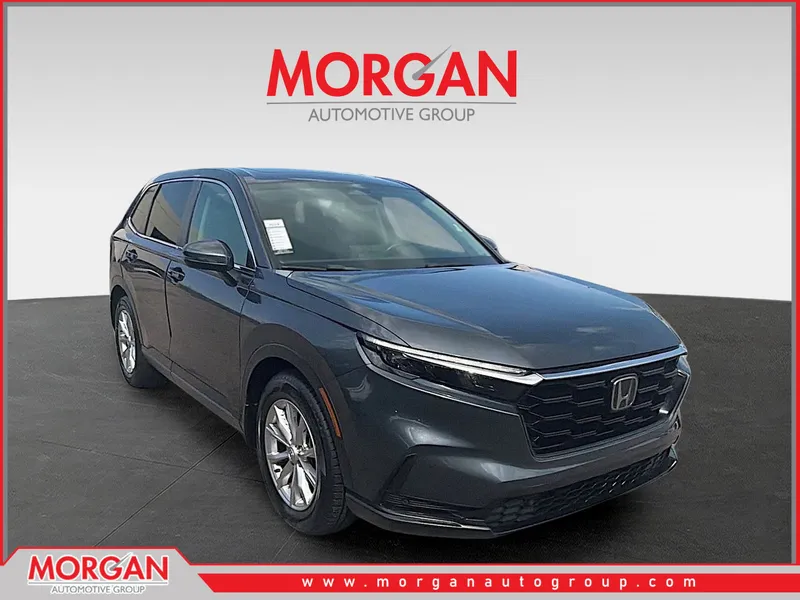 2023 Honda CR-V EX-L in sparkle silver metallic — front three-quarter view