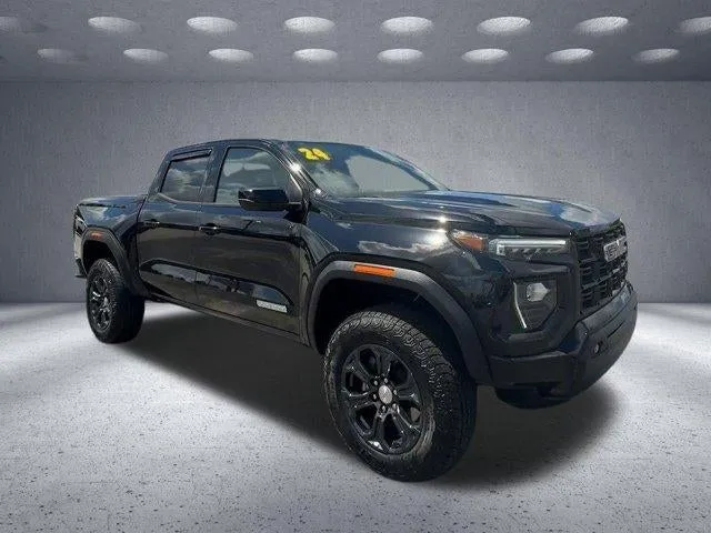 2024 GMC Canyon Elevation in Onyx Black — front three-quarter view