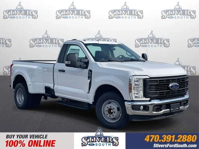 2026 Ford F-350SD XL in White — front three-quarter view