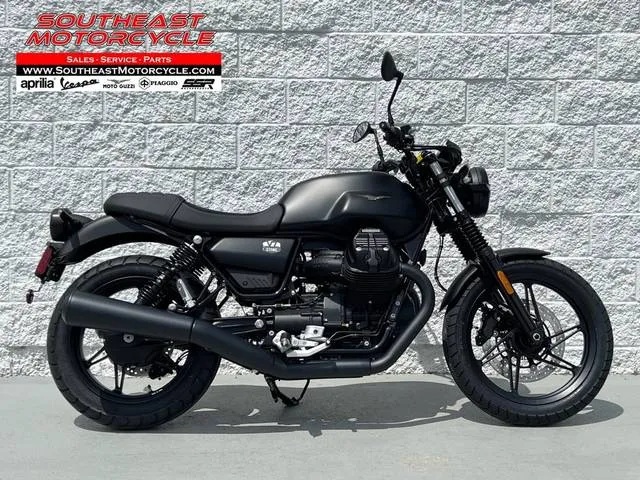 2024 Moto Guzzi V7 Stone — front three-quarter view