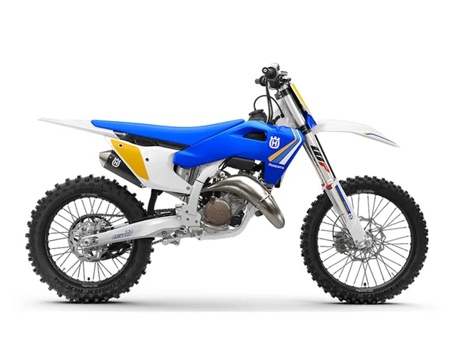 2025 Husqvarna® TC 150 Heritage — front three-quarter view