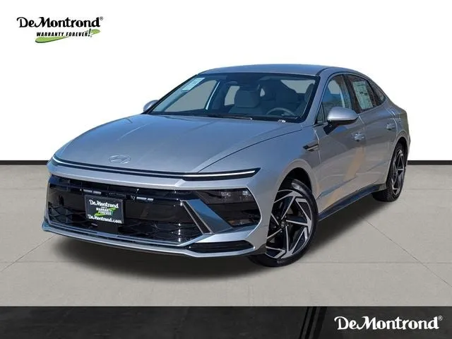 2026 Hyundai SONATA SEL Sport in Aero Silver — front three-quarter view