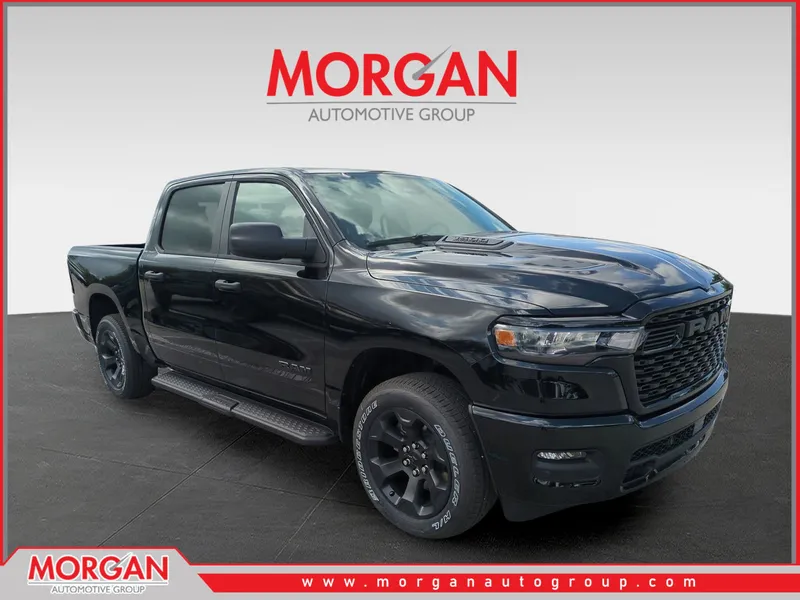 2026 Ram 1500 Express in Black — front three-quarter view