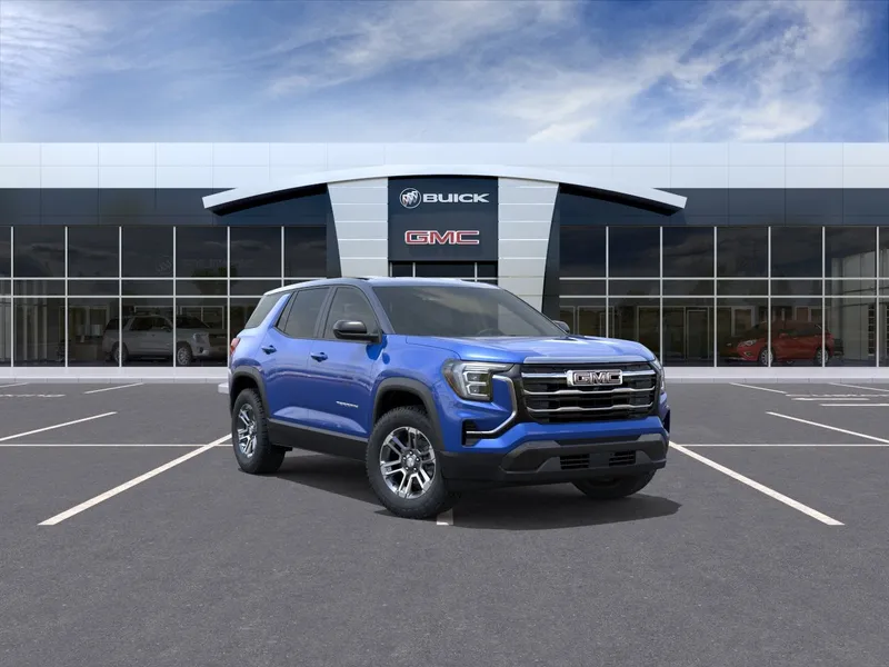 2026 GMC Terrain Elevation in Rapids Metallic — front three-quarter view