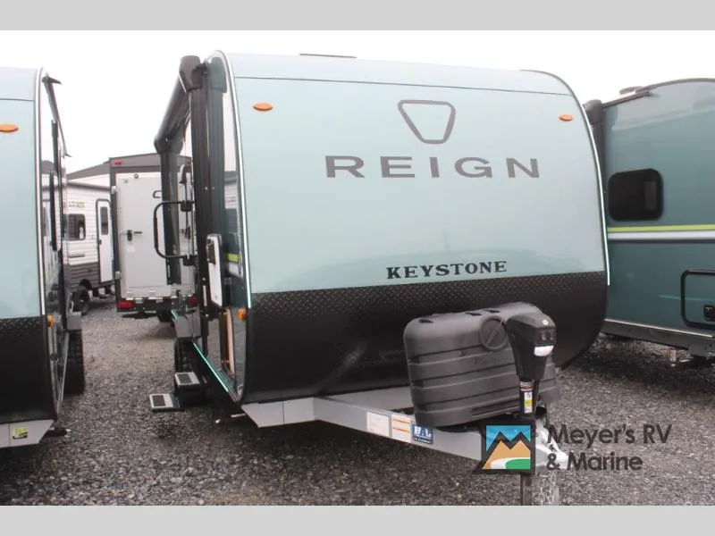 2026 Keystone RV Reign 15RB — front three-quarter view