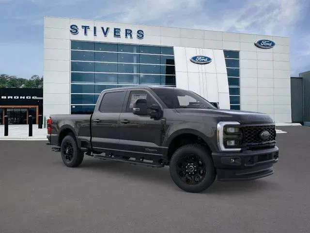 2026 Ford F-250SD Lariat in Black — front three-quarter view