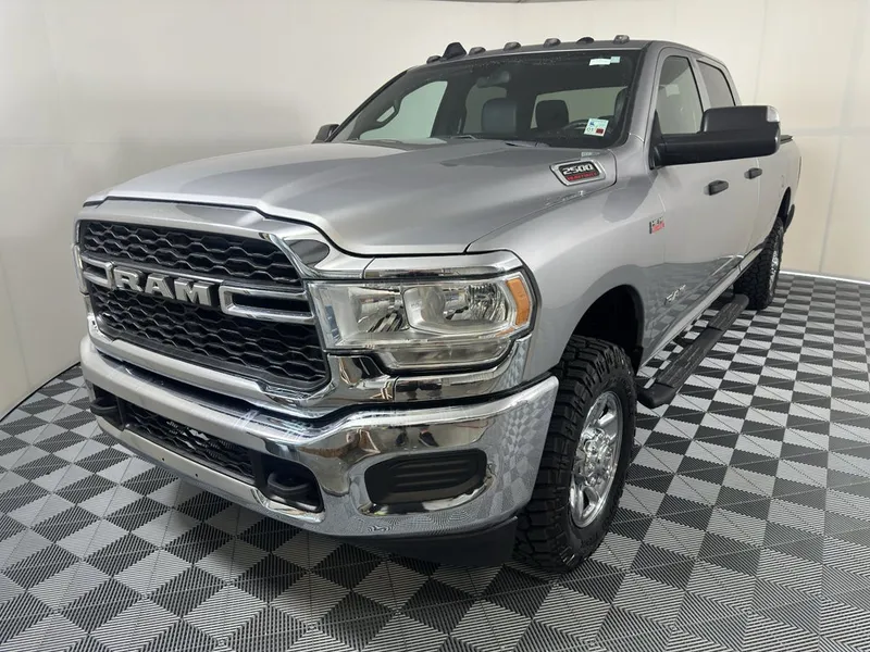 2022 RAM 2500 Tradesman in Gray — front three-quarter view
