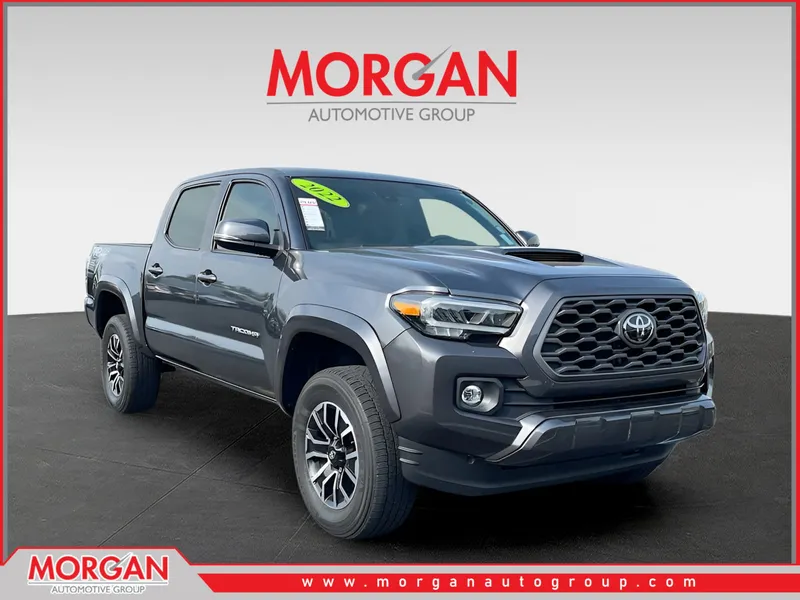 2022 Toyota Tacoma TRD Sport in Gray — front three-quarter view