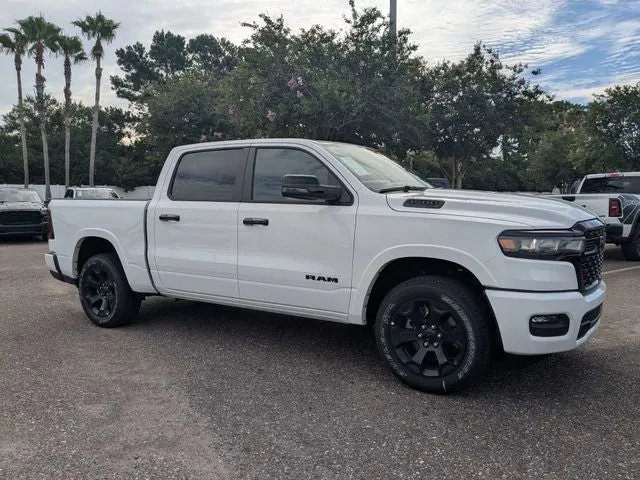 2026 RAM 1500 Big Horn/Lone Star Night Edition in Bright White Clear-Coat Exterior Paint — front three-quarter view