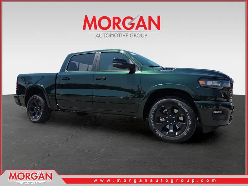 2026 Ram 1500 Big Horn/Lone Star in Green — front three-quarter view