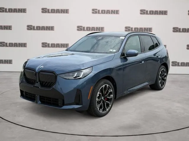 2026 BMW X3 30 xDrive in Arctic Race Blue Metallic — front three-quarter view