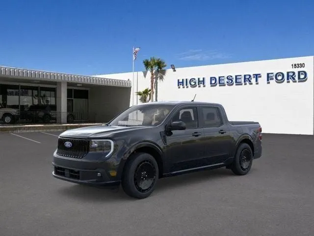 2026 Ford Maverick Lobo Standard in Shadow Black — front three-quarter view