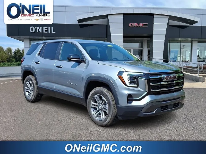 2026 GMC Terrain Elevation in Sterling Metallic — front three-quarter view