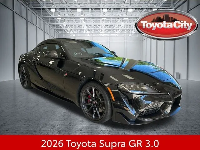 2026 Toyota GR Supra 3.0 in Nocturnal — front three-quarter view