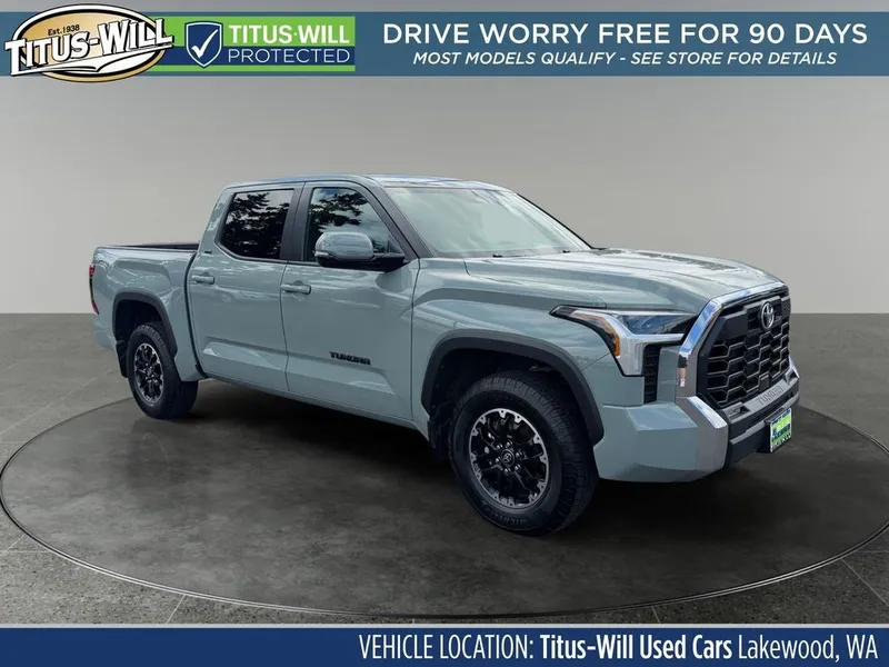 2025 Toyota Tundra SR5 in Lunar — front three-quarter view