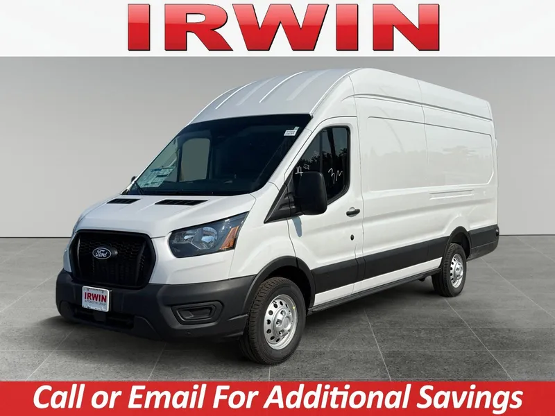 2026 Ford Transit Cargo Van Cargo Van in White — front three-quarter view