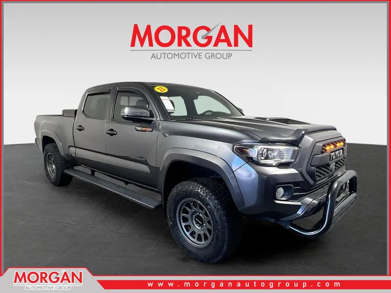 2023 Toyota Tacoma TRD Sport in Magnetic Gray Metallic — front three-quarter view