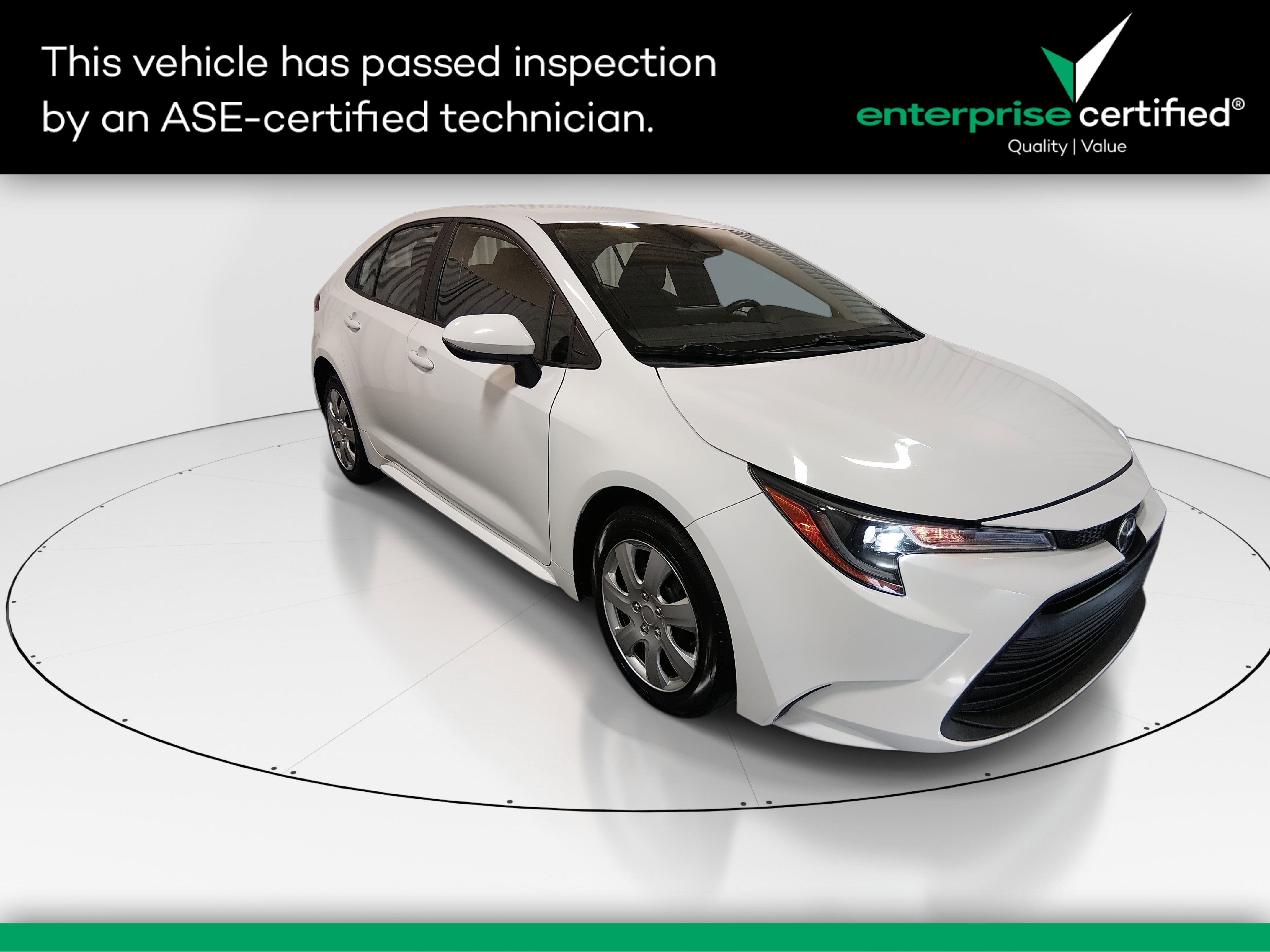 2024 Toyota Corolla LE CVT — front three-quarter view