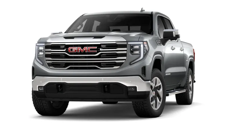 2026 GMC Sierra 1500 SLT — front three-quarter view