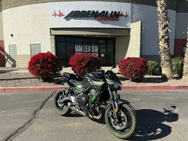 2023 Kawasaki Z650 ABS — front three-quarter view