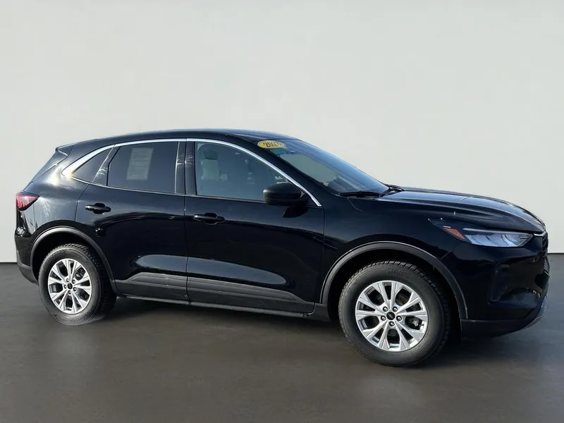 2023 Ford Escape Active in Black — front three-quarter view