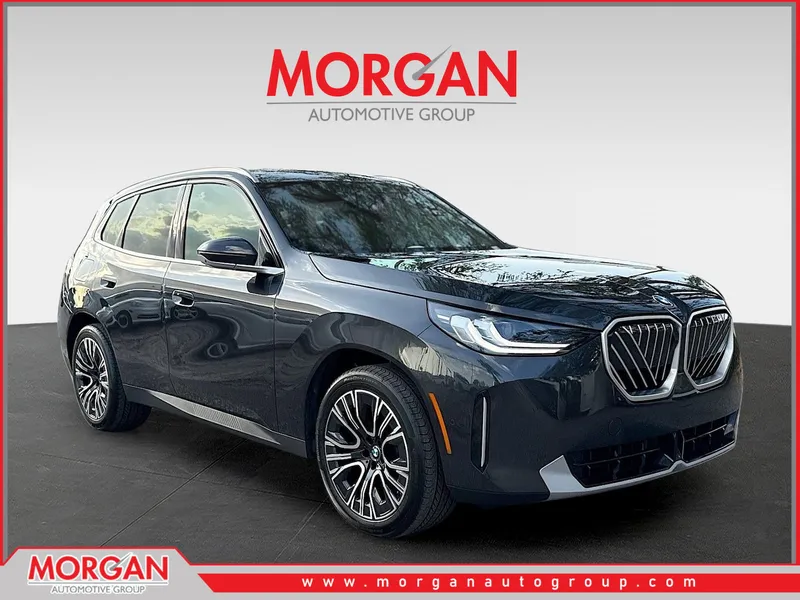2026 BMW X3 30 xDrive in Dark Graphite Metallic — front three-quarter view