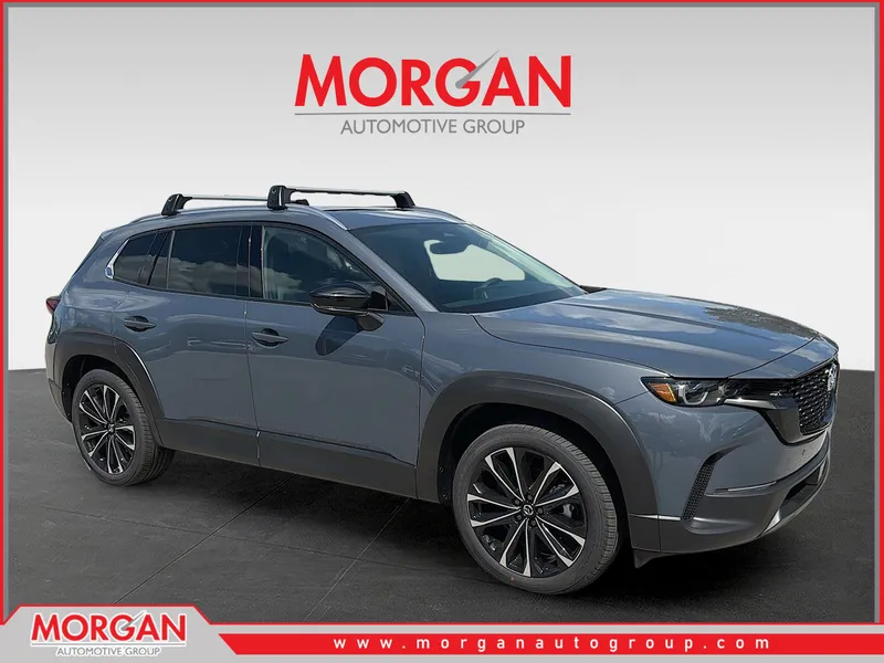 2026 Mazda CX-50 2.5 S Premium in Polymetal Gray Metallic — front three-quarter view
