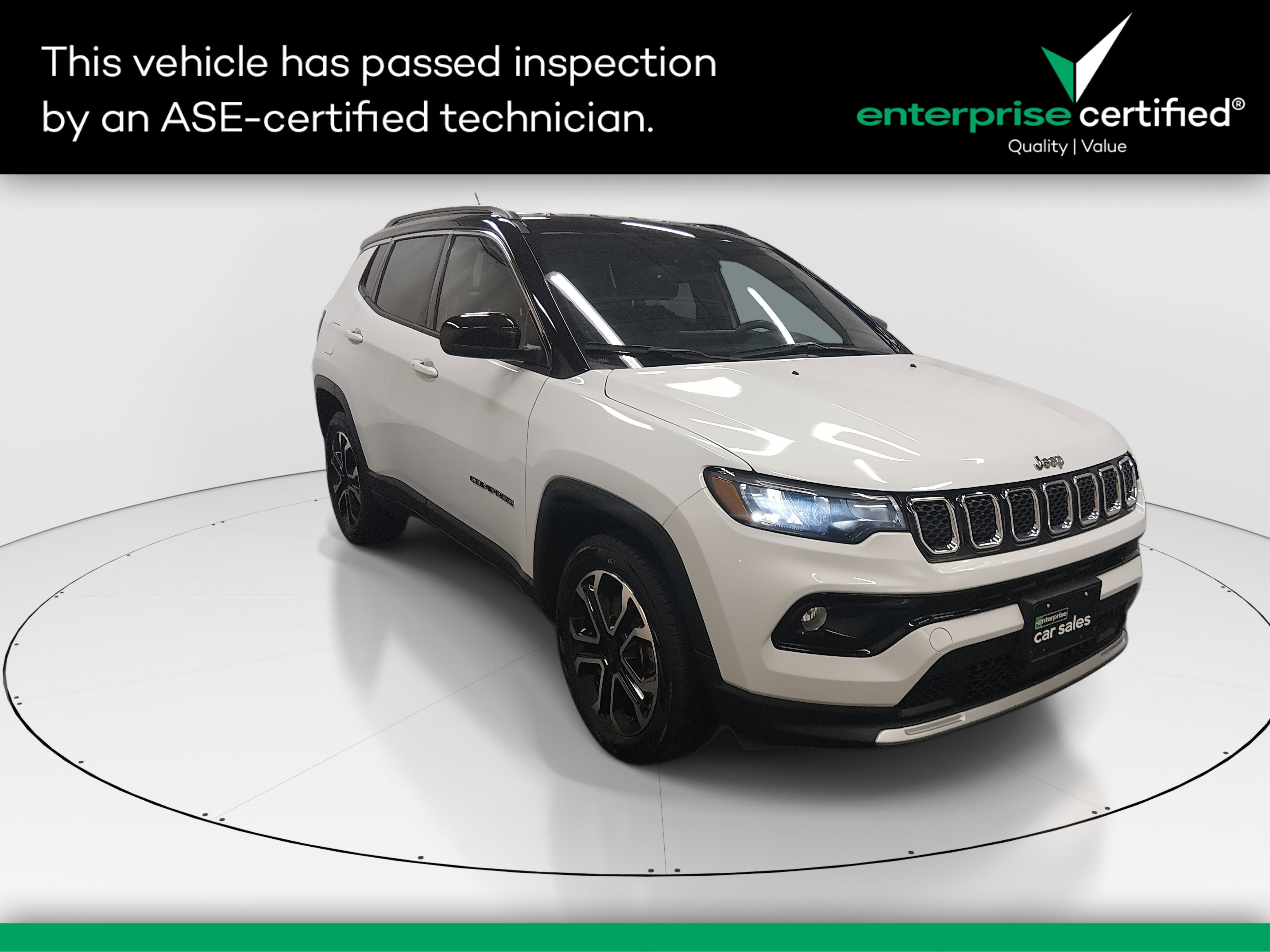 2023 Jeep Compass Limited 4x4 — front three-quarter view
