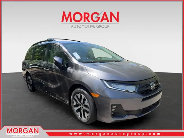 2026 Honda Odyssey EX-L in Gray — front three-quarter view