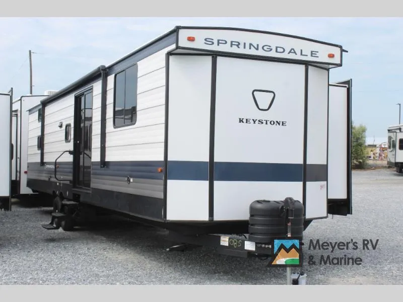 2026 Keystone RV Springdale Villa 381BH — front three-quarter view