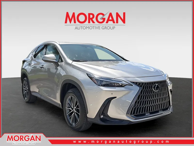 2025 Lexus NX 350 Premium in Silver — front three-quarter view