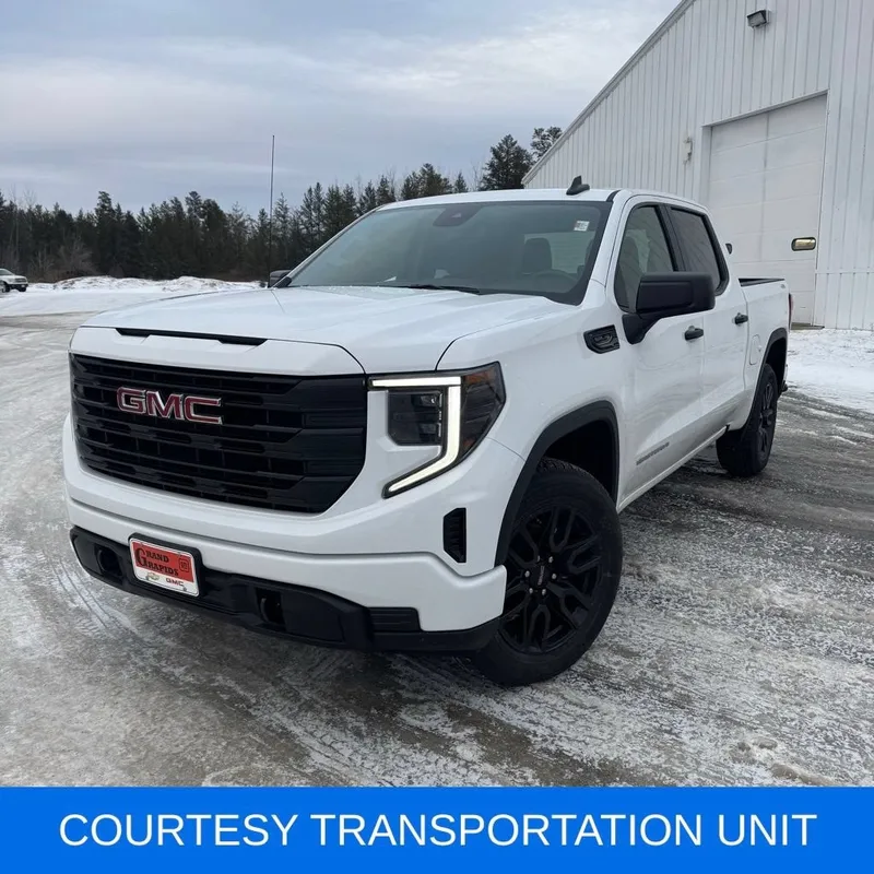 2026 GMC Sierra 1500 Pro in Summit White — front three-quarter view