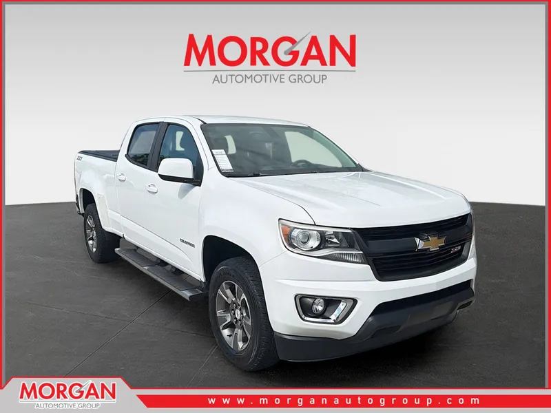 2017 Chevrolet Colorado 2WD Z71 in Summit White — front three-quarter view