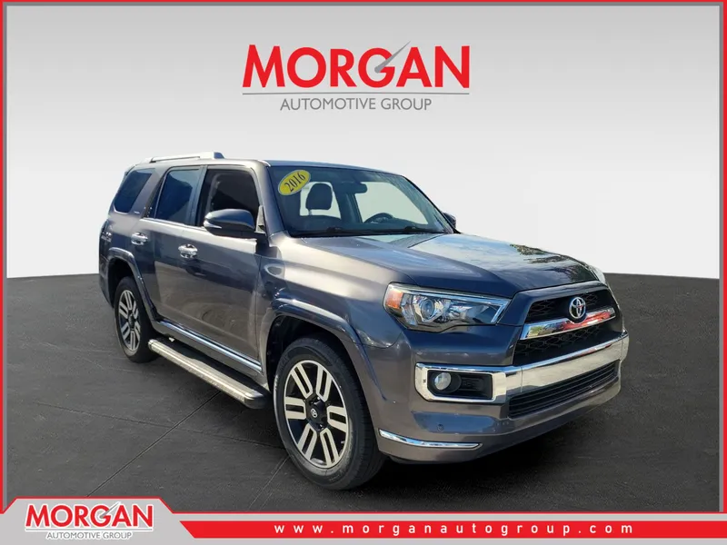 2016 Toyota 4Runner Limited in Magnetic Gray Metallic — front three-quarter view