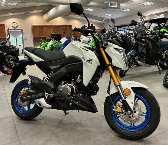 2026 Kawasaki Z125 PRO — front three-quarter view