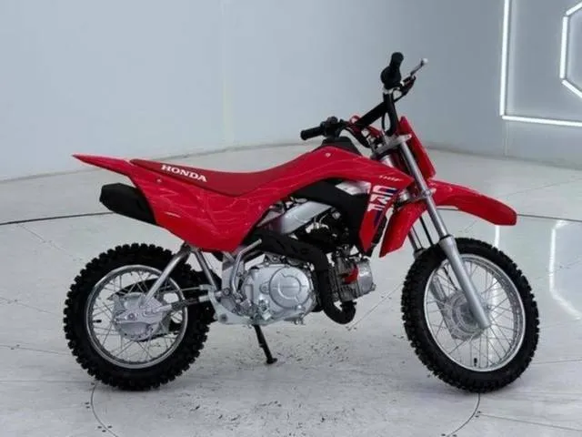 2026 Honda® CRF110F — front three-quarter view