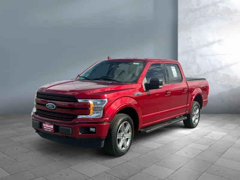2018 Ford F-150 — front three-quarter view