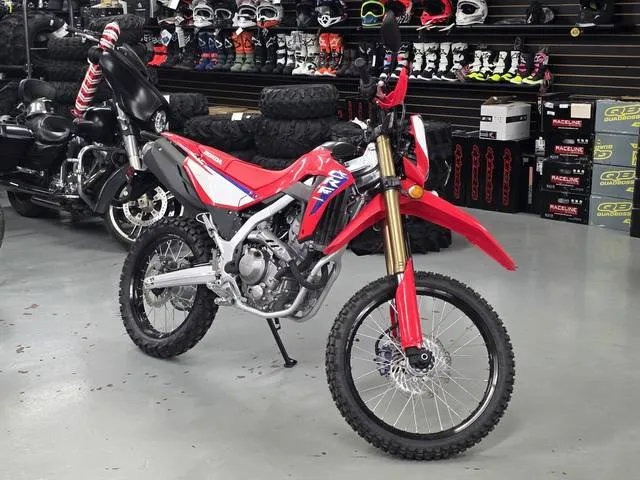2025 Honda® CRF300L ABS — front three-quarter view