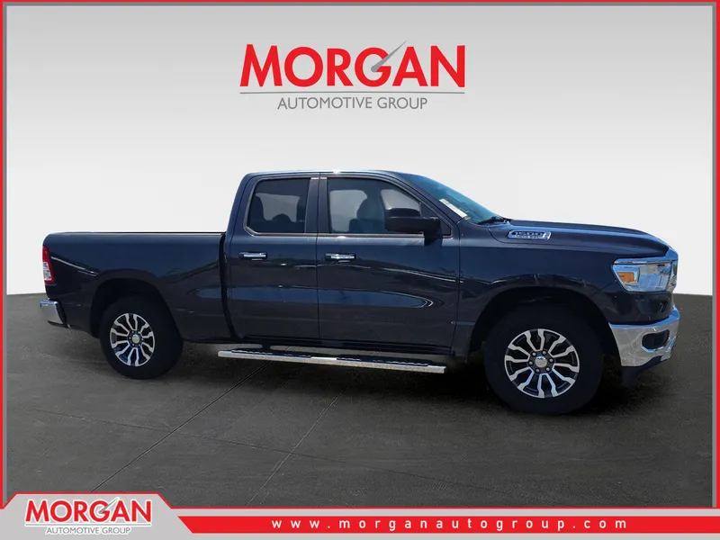 2020 Ram 1500 Big Horn/Lone Star in Gray — front three-quarter view